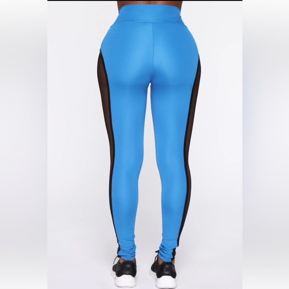 Fishnet Detail 2 Piece Workout Set, Sports Bra and Leggings- Nova Sports - Picture 8 of 10